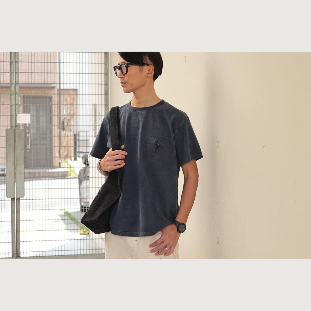 Kikis Delivery Service T-shirt • Navy with Pocket GBL - Kamaji Market