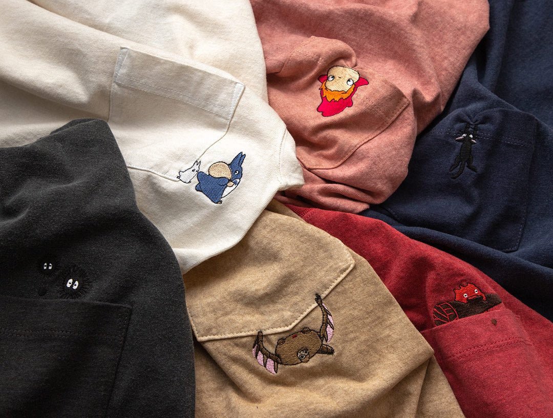 Kikis Delivery Service T-shirt • Navy with Pocket GBL - Kamaji Market