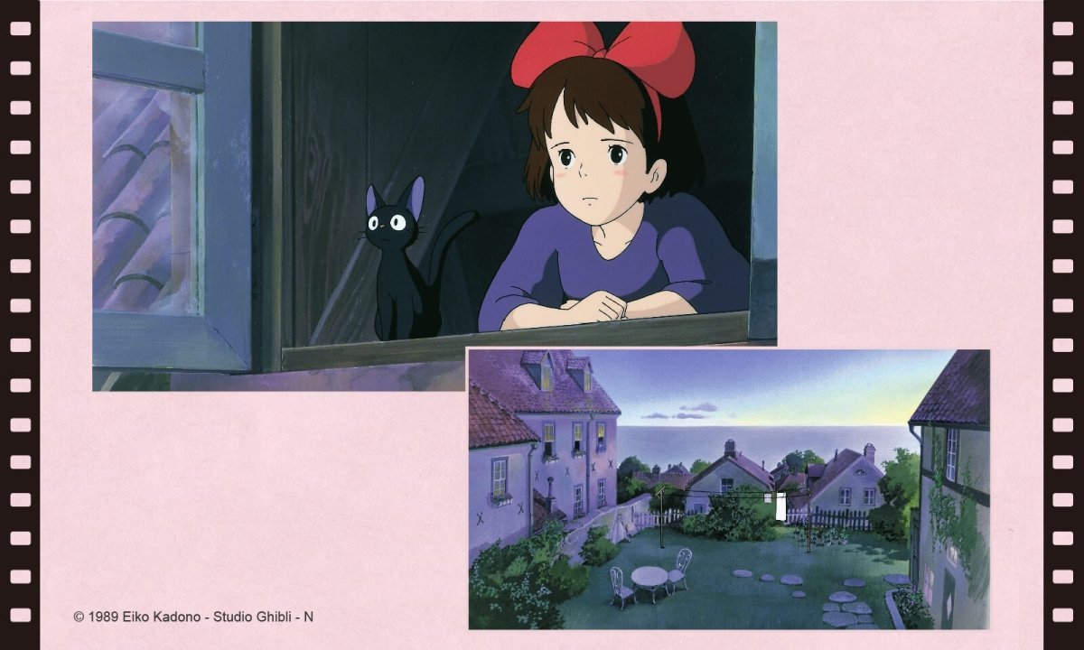 Kikis Delivery Service Wall Art/Window Picture • Ghibli Museum Exclusive - Kamaji Market