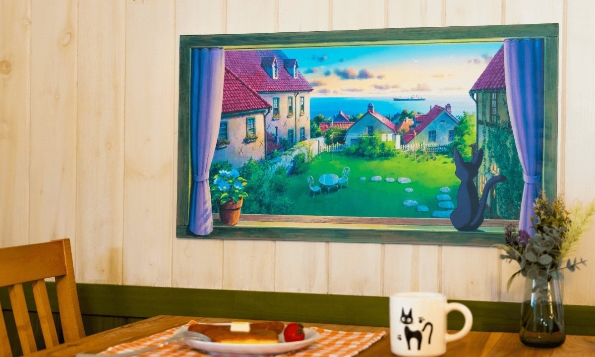Kikis Delivery Service Wall Art/Window Picture • Ghibli Museum Exclusive - Kamaji Market