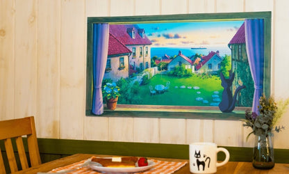 Kikis Delivery Service Wall Art/Window Picture • Ghibli Museum Exclusive - Kamaji Market