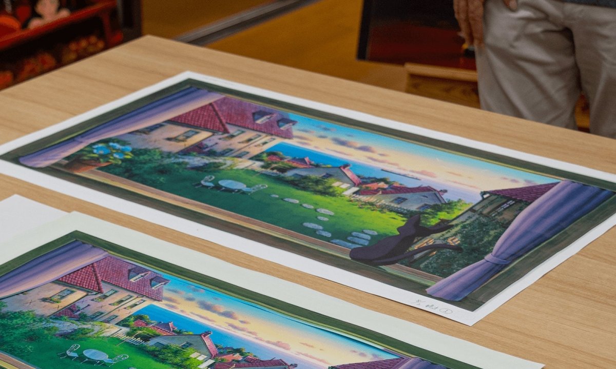Kikis Delivery Service Wall Art/Window Picture • Ghibli Museum Exclusive - Kamaji Market
