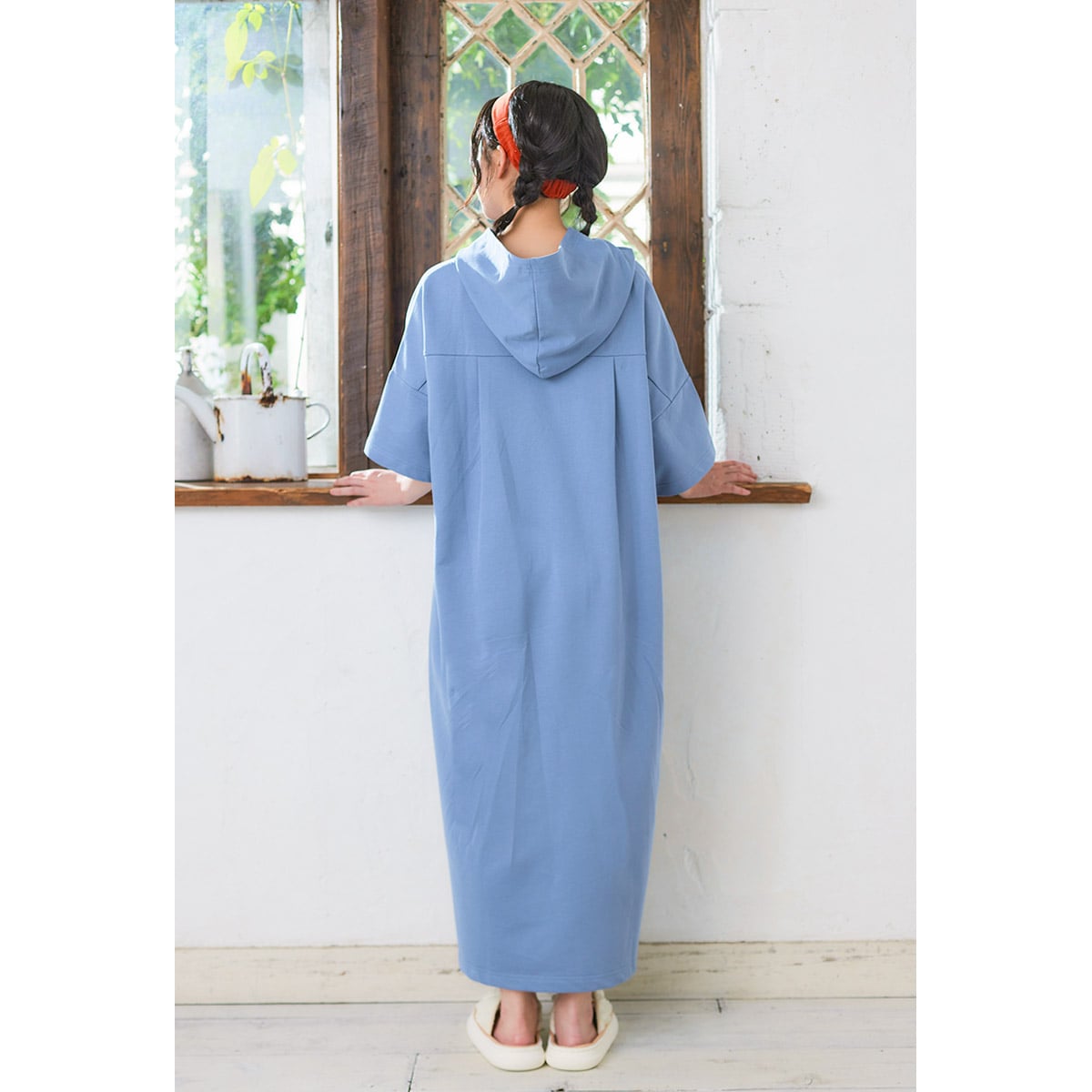 Laputa Blue Summer Dress • Castle in the Sky Relax Wear Angel's Dress + Hair Band • Donguri Closet Exclusive - Kamaji Market