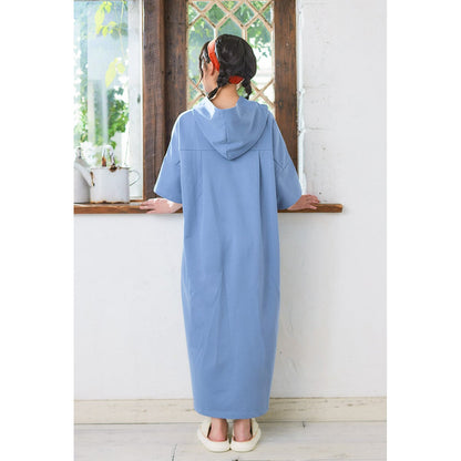 Laputa Blue Summer Dress • Castle in the Sky Relax Wear Angel's Dress + Hair Band • Donguri Closet Exclusive - Kamaji Market