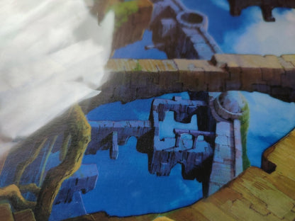 Laputa Castle in the Sky Wall Decor + Postcard • Ghibli Exhibition Exclusive - Kamaji Market