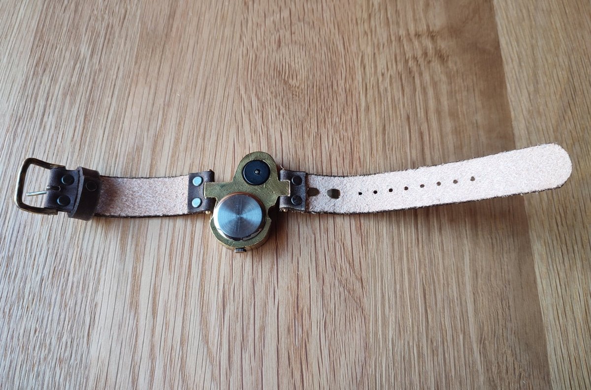Laputa Robot Soldier Handmade Wrist Watch • Steampunk Style • Ghibli Museum Exclusive - Kamaji Market