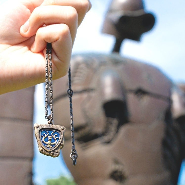 Laputa Robot Soldier Necklace • Japanese Jewelry • Ghibli Museum Exclusive - Kamaji Market