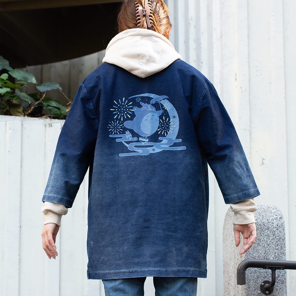 My Neighbor Totoro Blue Happi, Cardigan, Robe – Kamaji Market