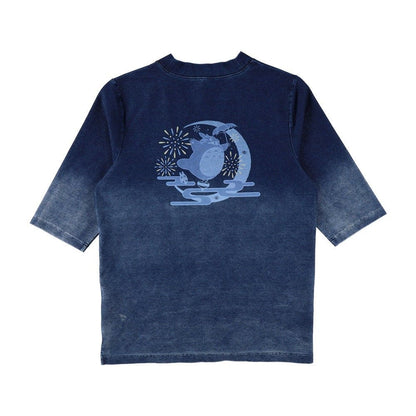 My Neighbor Totoro Blue Happi, Cardigan, Robe - Kamaji Market