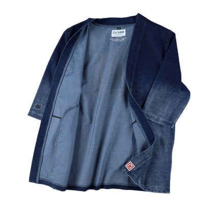 My Neighbor Totoro Blue Happi, Cardigan, Robe - Kamaji Market