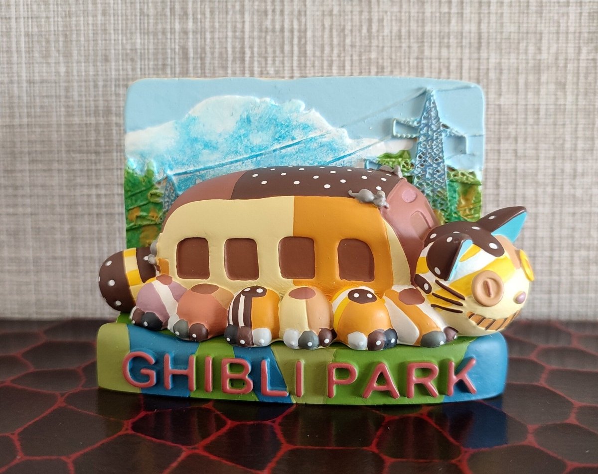 My Neighbor Totoro Magnet/Figure with Catbus • Ghibli Park Exclusive - Kamaji Market