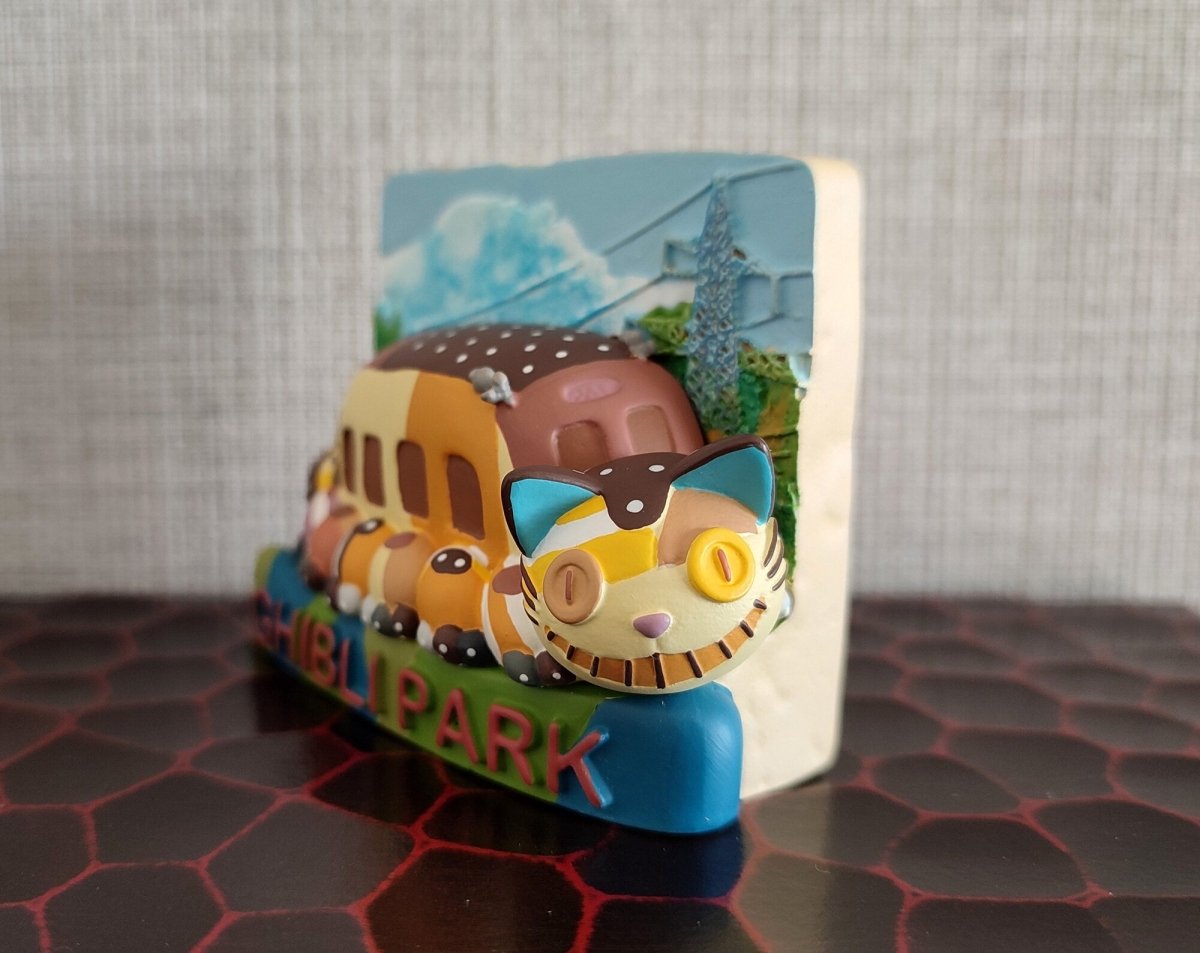 My Neighbor Totoro Magnet/Figure with Catbus • Ghibli Park Exclusive - Kamaji Market