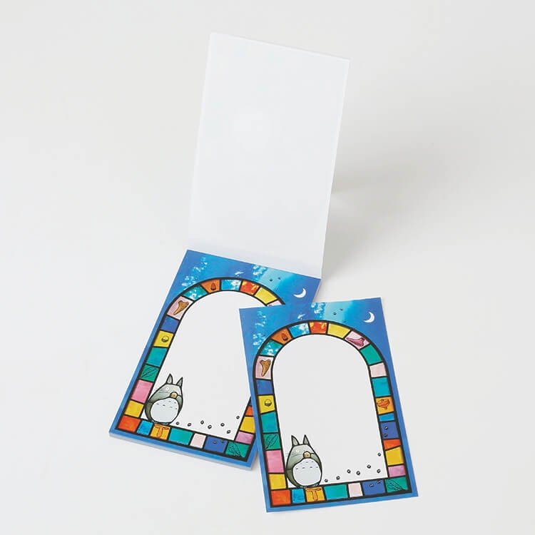 My Neighbor Totoro Notepad • Stained Glass Design • Ghibli Museum Exclusive - Kamaji Market