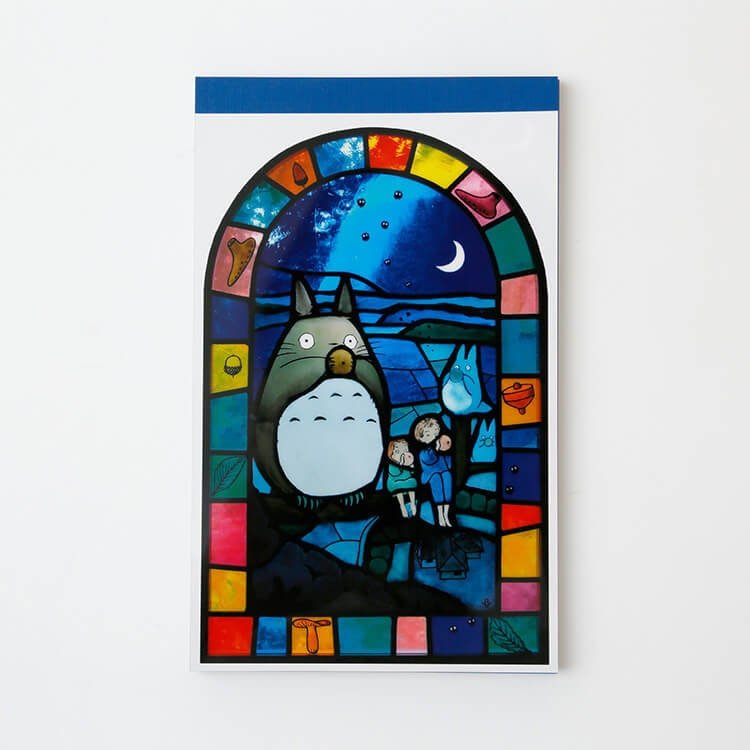 My Neighbor Totoro Notepad • Stained Glass Design • Ghibli Museum Exclusive - Kamaji Market