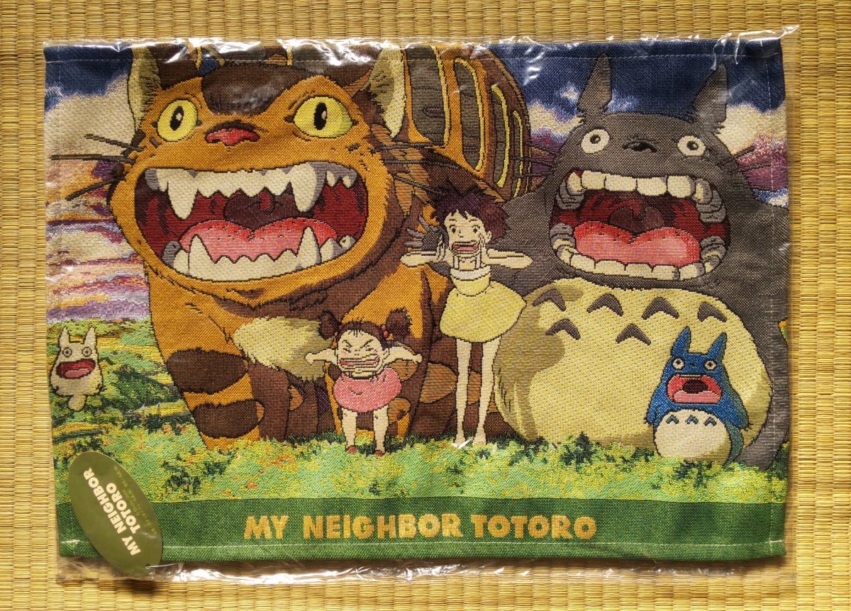 My Neighbor Totoro Place Mat • Weave Gobelin • Tapestry - Kamaji Market