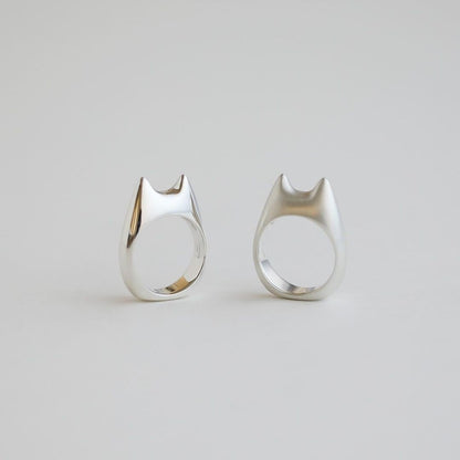 My Neighbor Totoro Silver Ring • Japanese Handmade Jewelry • Ghibli Museum Exclusive - Kamaji Market
