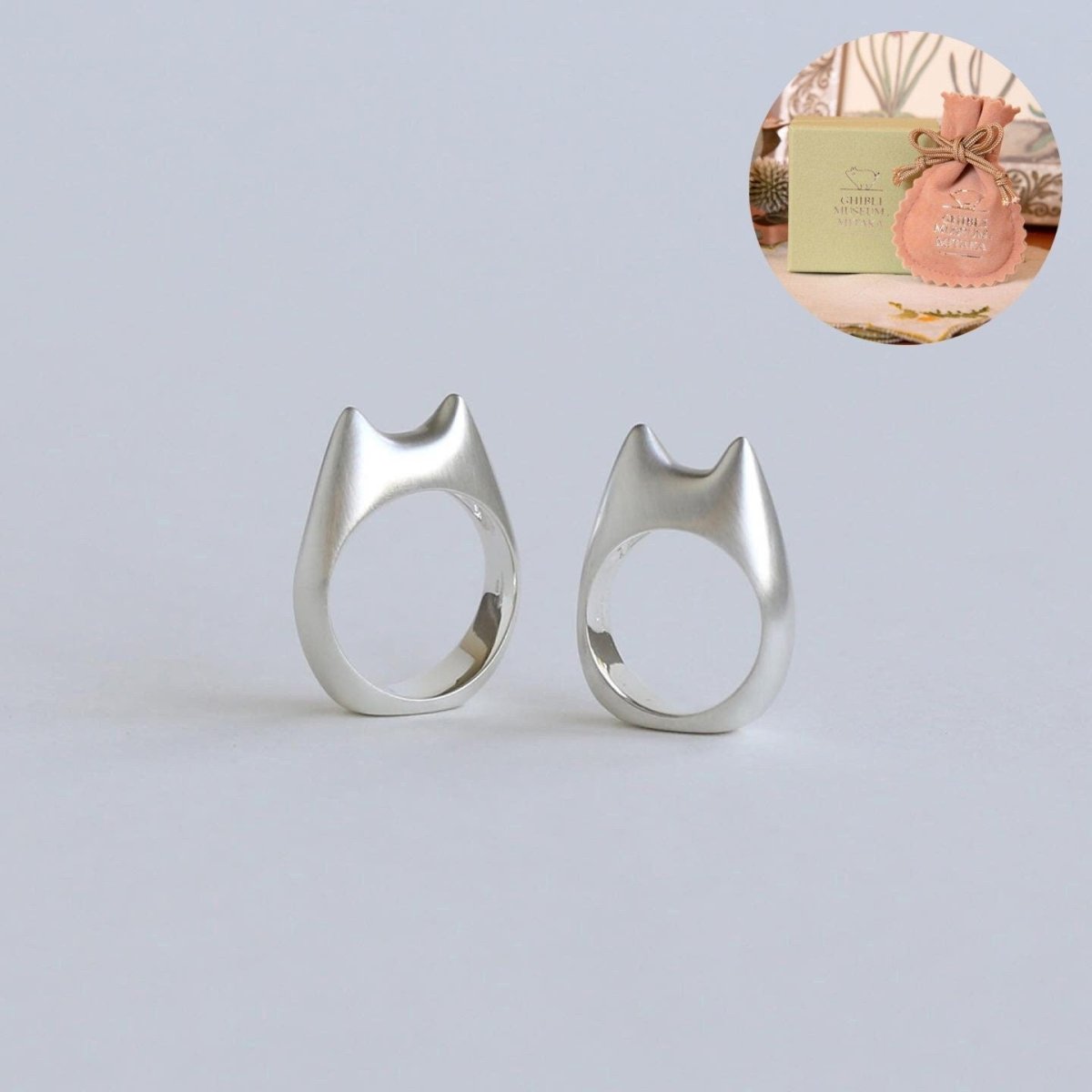 My Neighbor Totoro Silver Ring • Japanese Handmade Jewelry • Ghibli Museum Exclusive - Kamaji Market