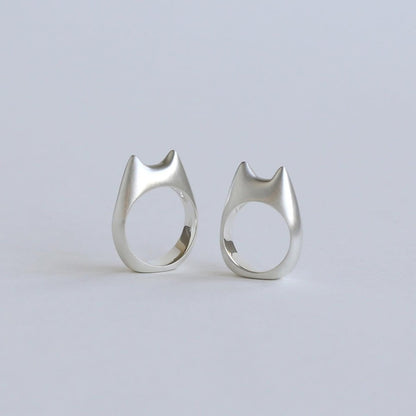 My Neighbor Totoro Silver Ring • Japanese Handmade Jewelry • Ghibli Museum Exclusive - Kamaji Market