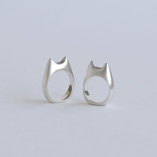 My Neighbor Totoro Silver Ring • Japanese Handmade Jewelry • Ghibli Museum Exclusive - Kamaji Market