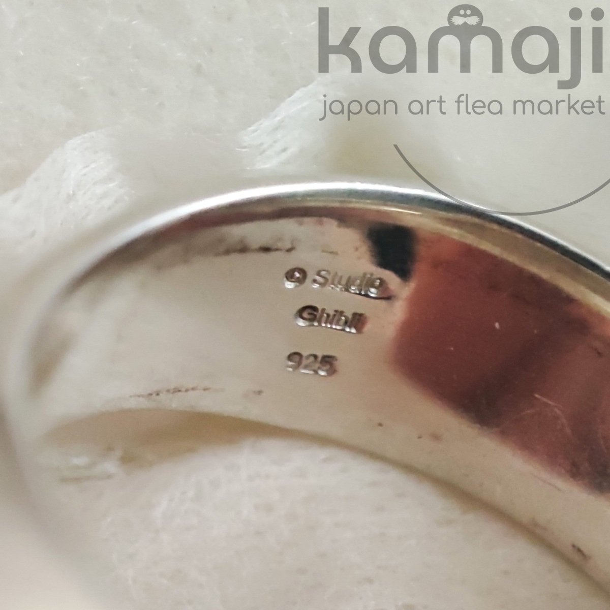 My Neighbor Totoro Silver Ring • Japanese Handmade Jewelry • Ghibli Museum Exclusive - Kamaji Market