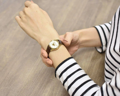 My Neighbor Totoro Wrist Watch Golden-Brown • ALBA Seiko - Kamaji Market
