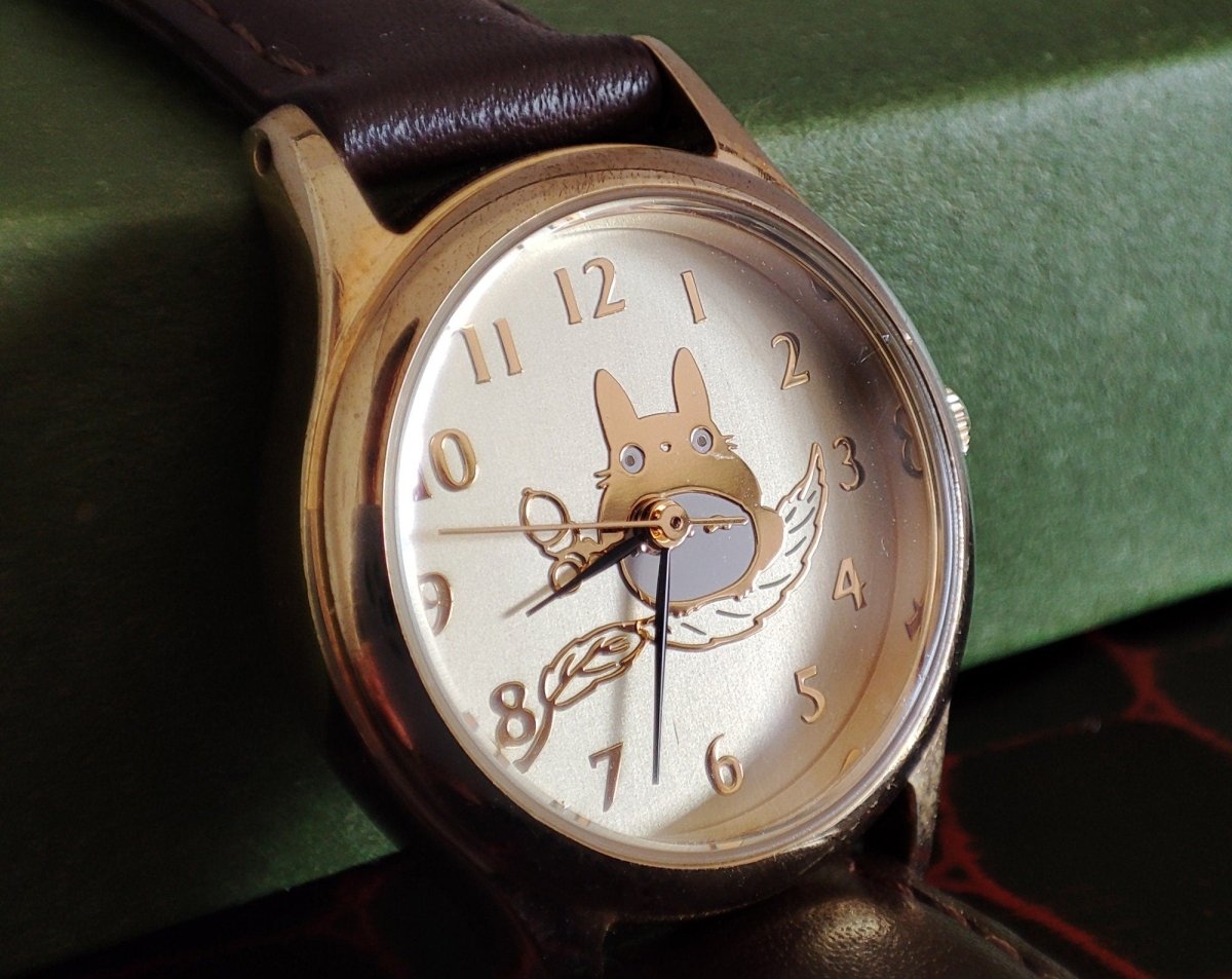 My Neighbor Totoro Wrist Watch Golden-Brown • ALBA Seiko - Kamaji Market