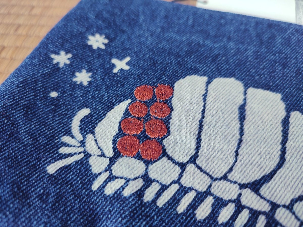 Nausicaa King Bug Ohmu Denim Pouch/Clutch - Kamaji Market