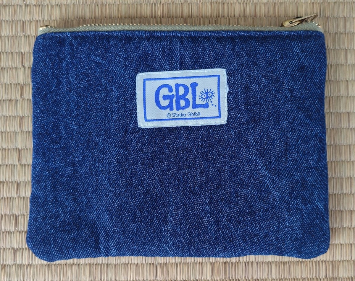 Nausicaa King Bug Ohmu Denim Pouch/Clutch - Kamaji Market