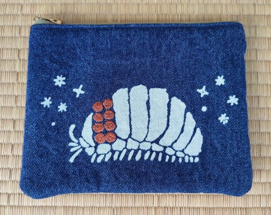 Nausicaa King Bug Ohmu Denim Pouch/Clutch - Kamaji Market