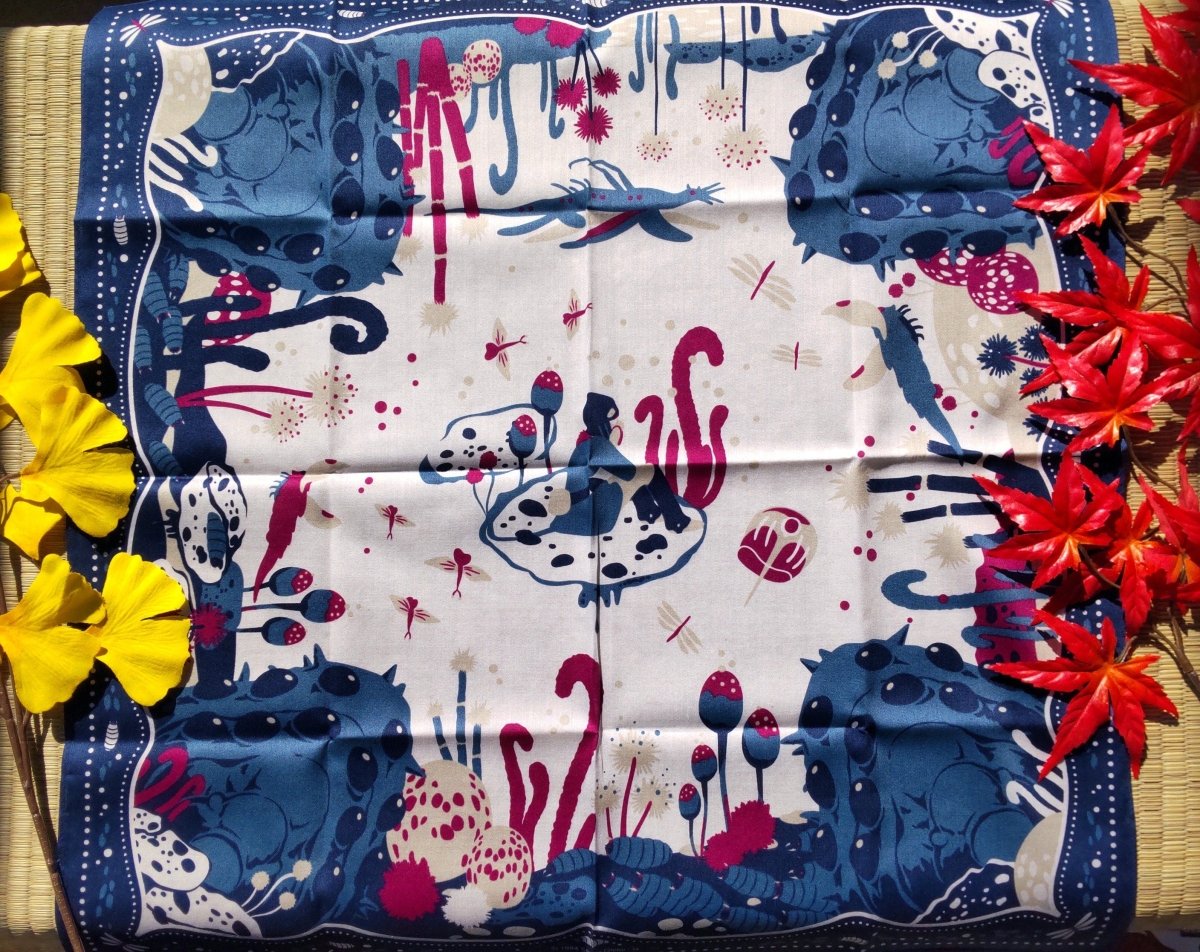 Nausicaa of the Valley of the Wind Tapestry/Bandana/Handkerchief • Ghibli Exhibition Exclusive - Kamaji Market
