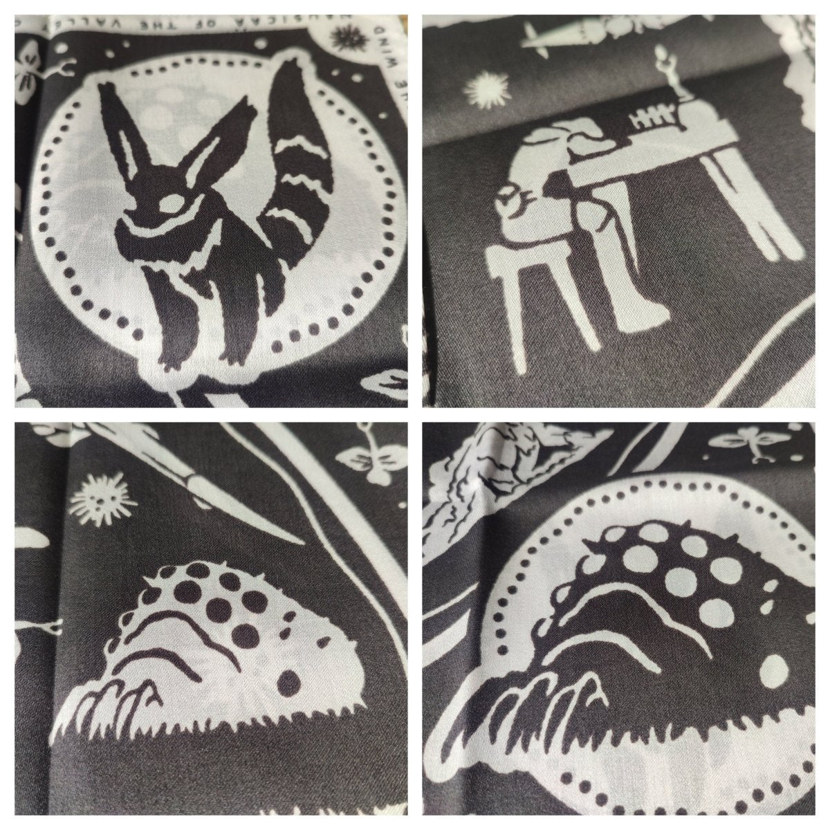 Nausicaa of the Valley of the Wind Tapestry/Bandana/Handkerchief • Ghibli Exhibition Exclusive - Kamaji Market