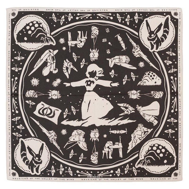 Nausicaa of the Valley of the Wind Tapestry/Bandana/Handkerchief • Ghibli Exhibition Exclusive - Kamaji Market