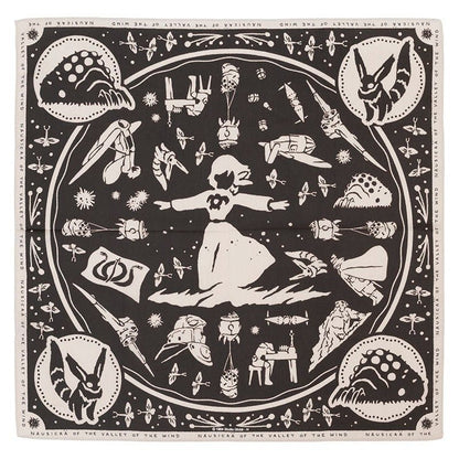 Nausicaa of the Valley of the Wind Tapestry/Bandana/Handkerchief • Ghibli Exhibition Exclusive - Kamaji Market