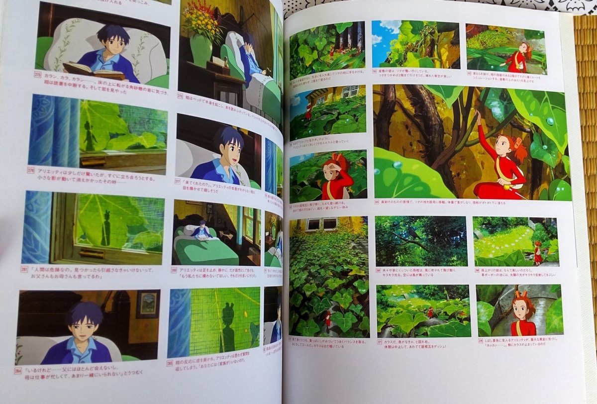 Official Ghibli Arrietty Artbook "Roman Album" • Arrietty the Borrower Anime Painting Art Book • Japanese - Kamaji Market