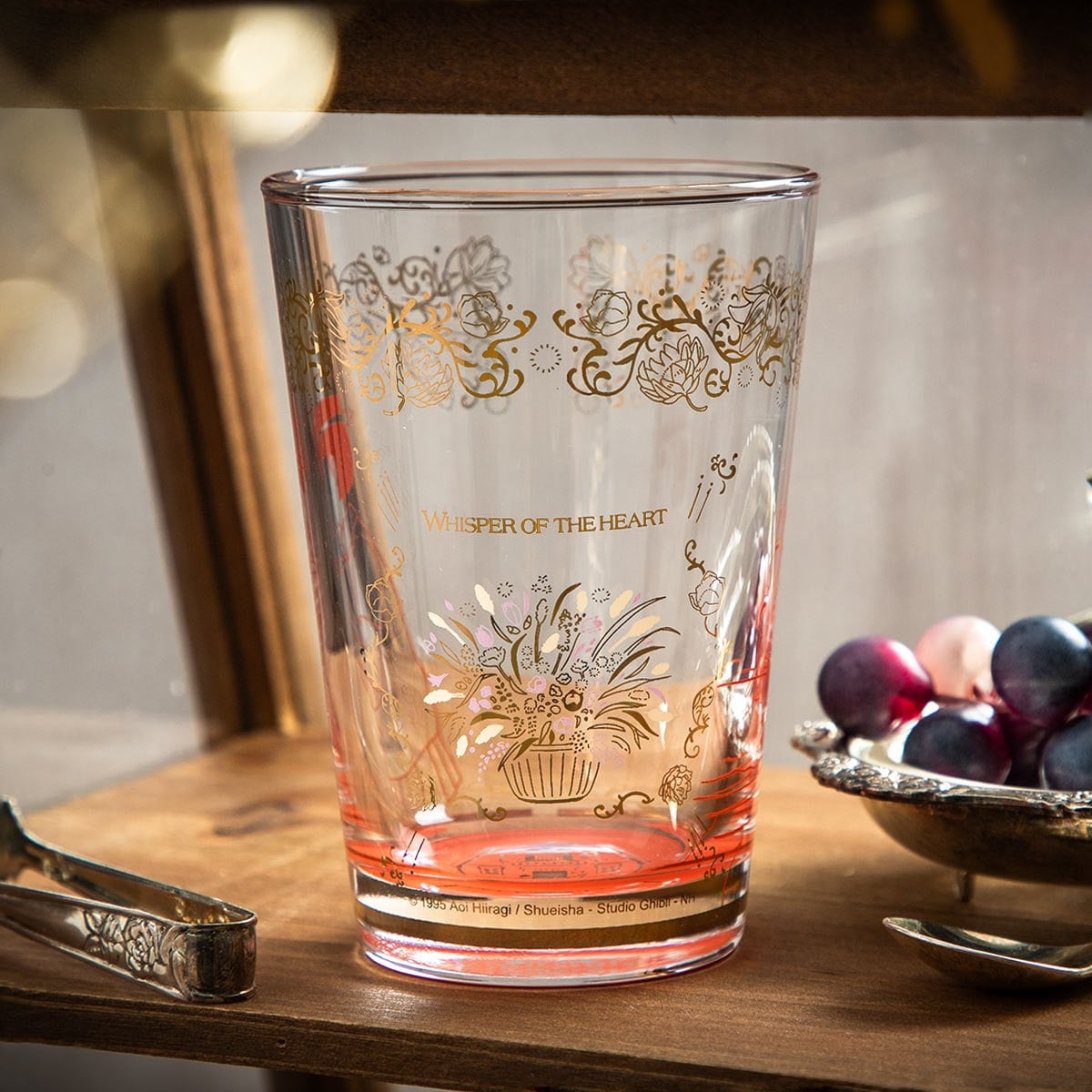 Official Ghibli Baron Glass/Cup Set of 2 • Whisper of the Heart, The Cat Returns Anime • Japanese Tableware/Glassware - Kamaji Market