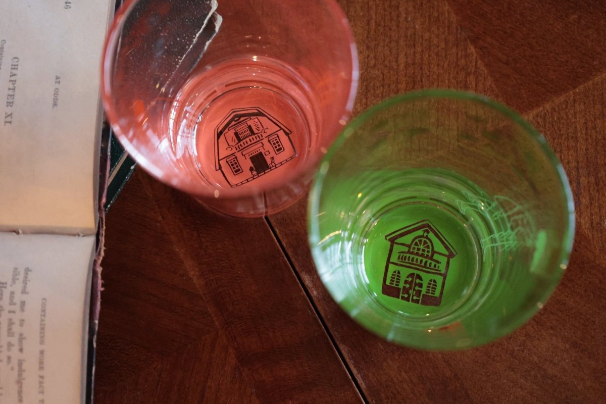 Official Ghibli Baron Glass/Cup Set of 2 • Whisper of the Heart, The Cat Returns Anime • Japanese Tableware/Glassware - Kamaji Market