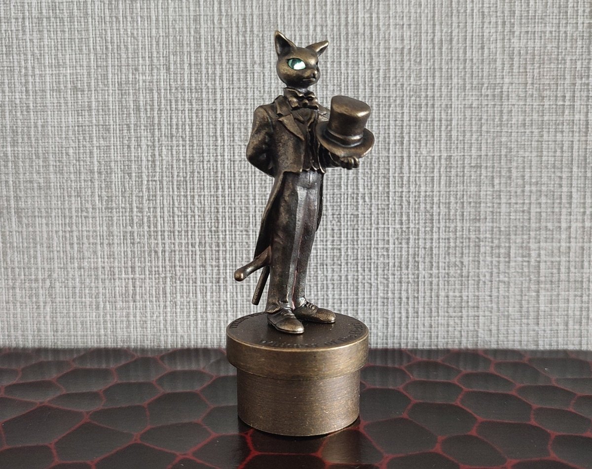 Official Ghibli Baron Metallic Jewelry Box/Figure • Whisper of the Heart Home Decor/Diorama • Ghibli Museum Exclusive - Kamaji Market