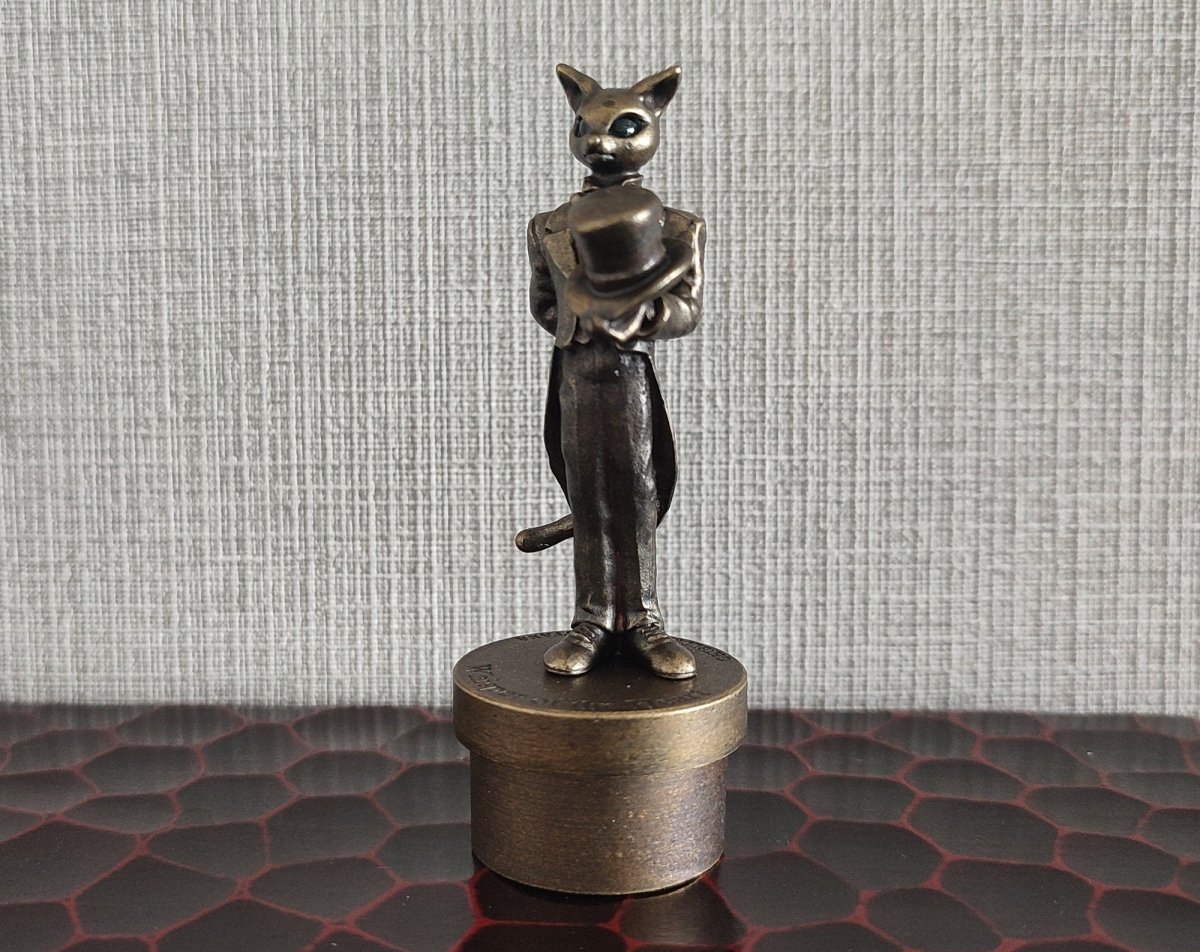 Official Ghibli Baron Metallic Jewelry Box/Figure • Whisper of the Heart Home Decor/Diorama • Ghibli Museum Exclusive - Kamaji Market