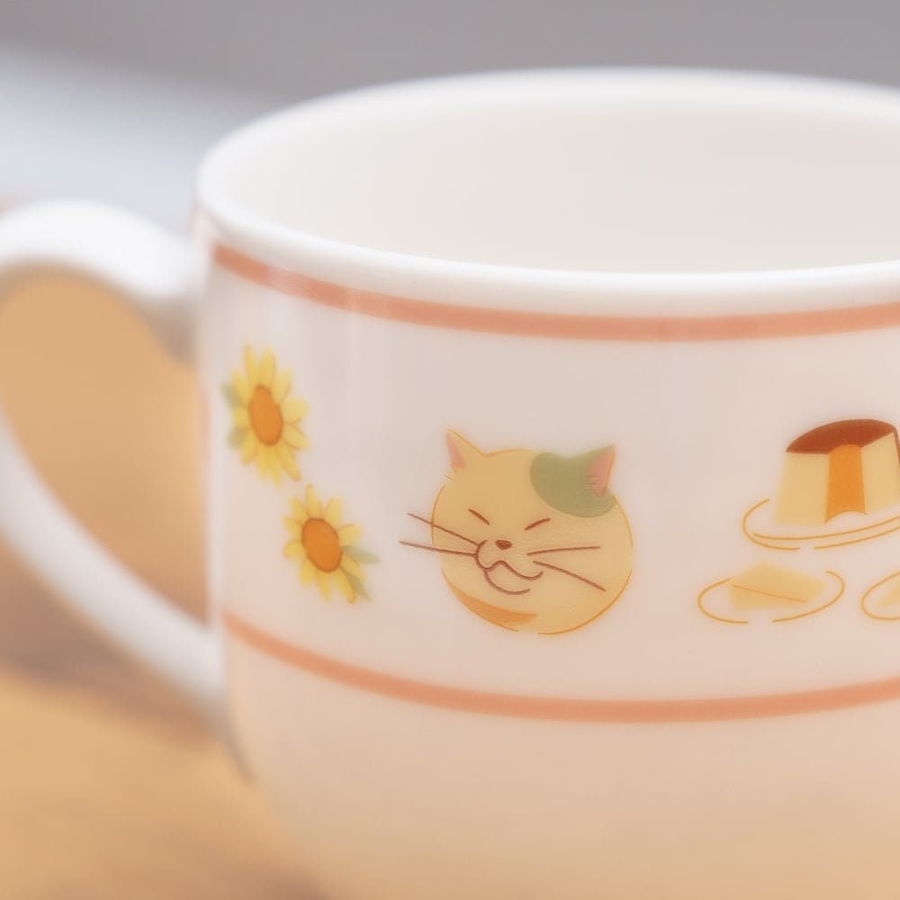 Official Ghibli Baron Tea Cup • Whisper of the Heart, The Cat Returns Mug Cup • Japanese Ceramic Tableware - Kamaji Market