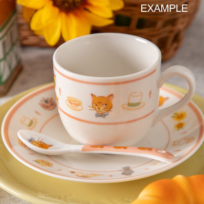 Official Ghibli Baron Tea Cup • Whisper of the Heart, The Cat Returns Mug Cup • Japanese Ceramic Tableware - Kamaji Market