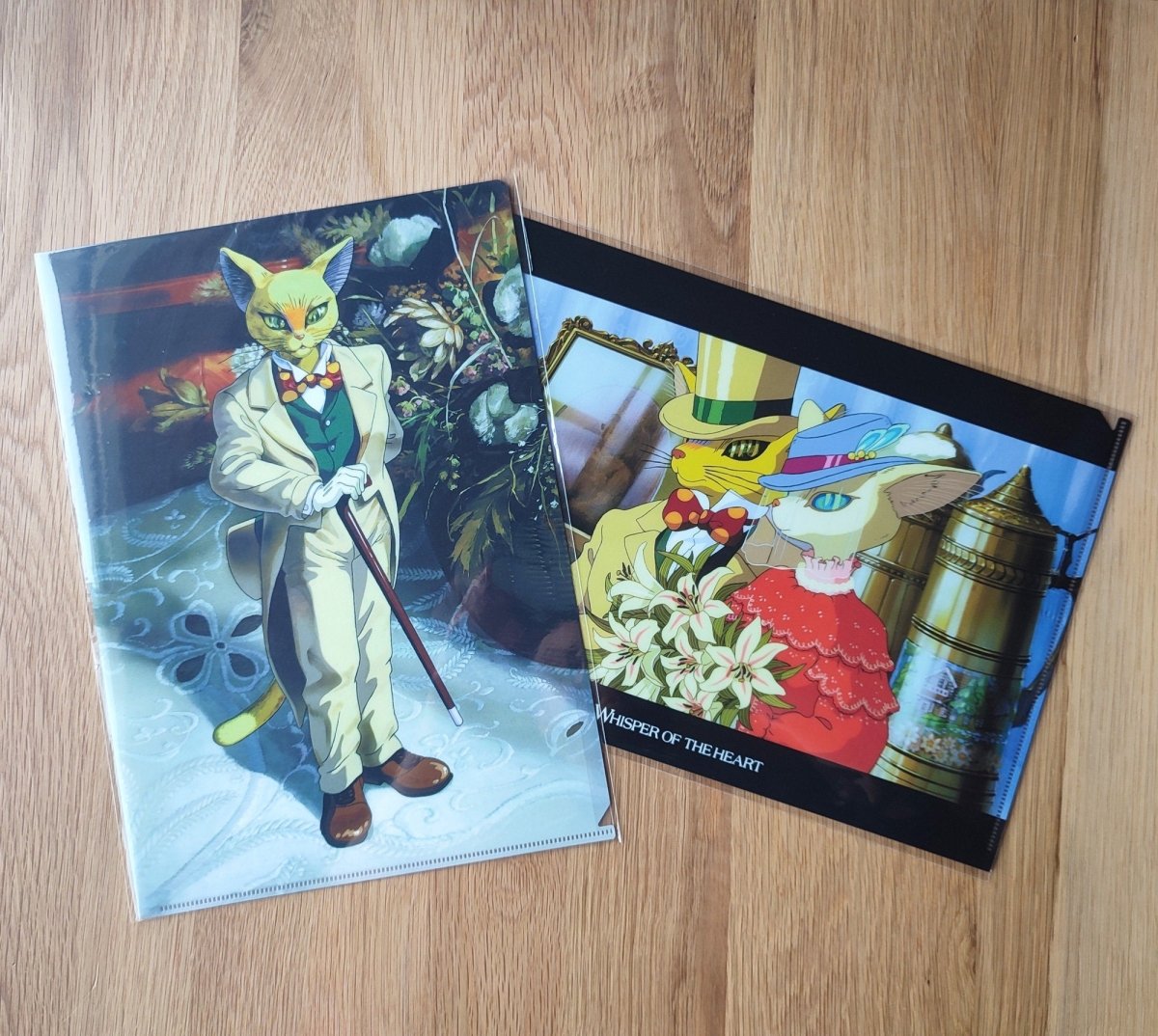 Official Ghibli Baron Wall Art Picture/Folder • Whisper of the Heart Anime Clear File - Kamaji Market