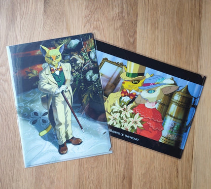Official Ghibli Baron Wall Art Picture/Folder • Whisper of the Heart Anime Clear File - Kamaji Market