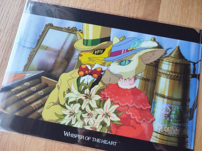 Official Ghibli Baron Wall Art Picture/Folder • Whisper of the Heart Anime Clear File - Kamaji Market