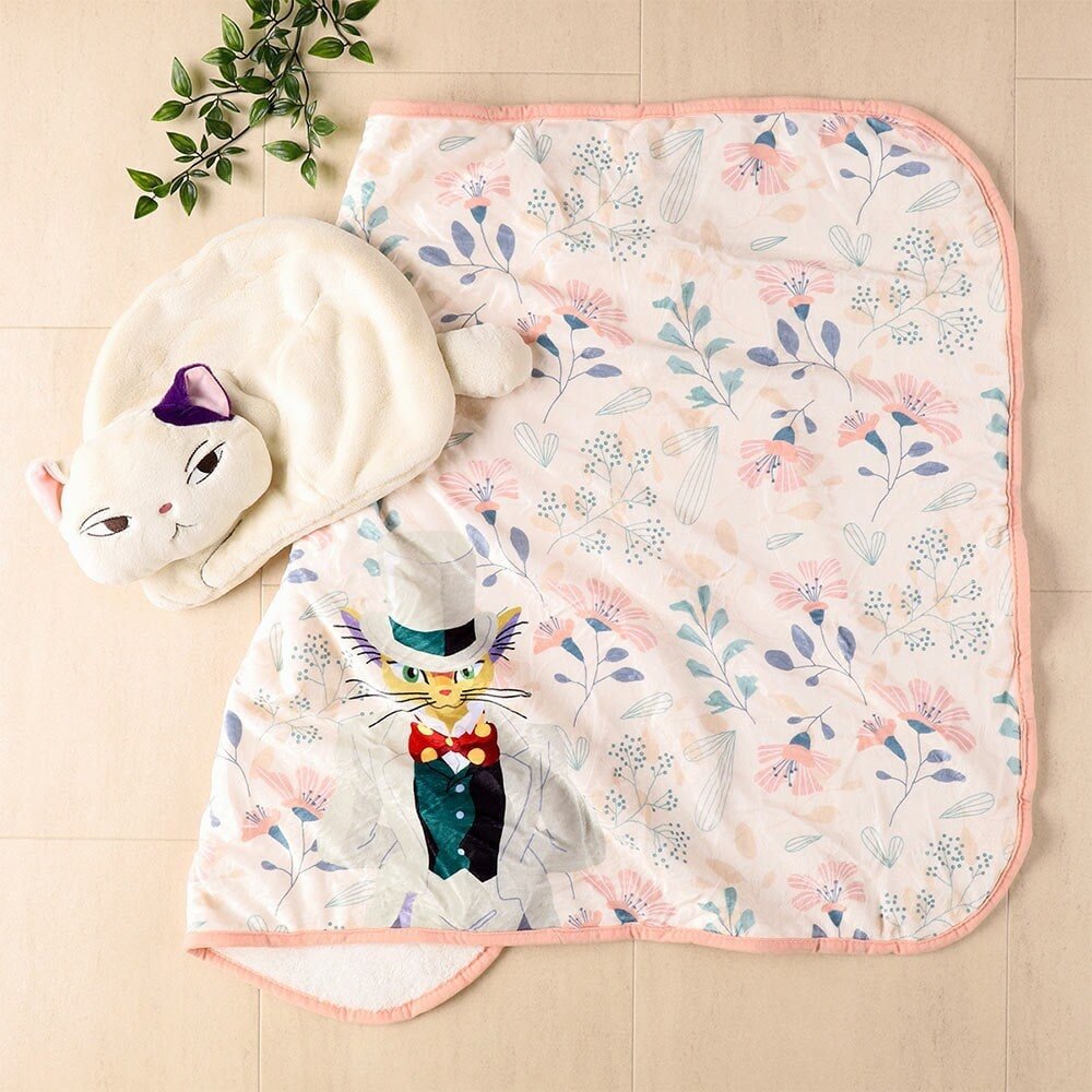 Official Ghibli Baron Warm Blanket/Cushion • Whisper of the Heart Bed Throw/Pillow/Home Decor/Interior Decoration - Kamaji Market