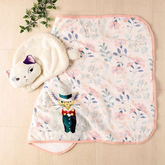 Official Ghibli Baron Warm Blanket/Cushion • Whisper of the Heart Bed Throw/Pillow/Home Decor/Interior Decoration - Kamaji Market
