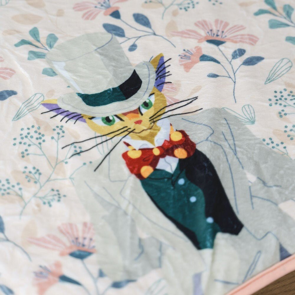 Official Ghibli Baron Warm Blanket/Cushion • Whisper of the Heart Bed Throw/Pillow/Home Decor/Interior Decoration - Kamaji Market