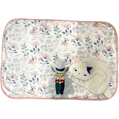 Official Ghibli Baron Warm Blanket/Cushion • Whisper of the Heart Bed Throw/Pillow/Home Decor/Interior Decoration - Kamaji Market