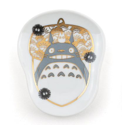 Official Ghibli Bean Plate Set of 4 • Totoro, Kiki, Nausicaa, Laputa Side Dish/Snack/Crockery • Japanese Mamezara - Kamaji Market
