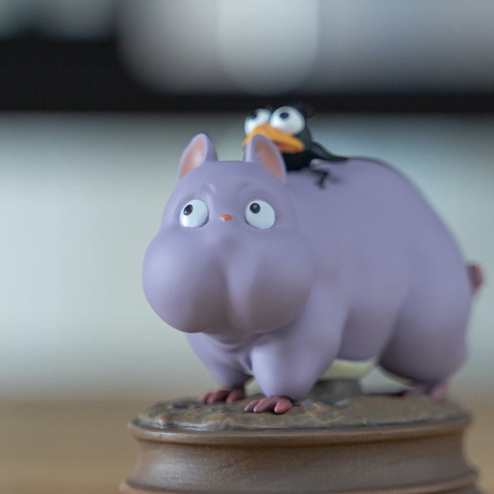 Official Ghibli Bo Mouse and Haedori Figure • Spirited Away Home Decor/Interior Diorama - Kamaji Market