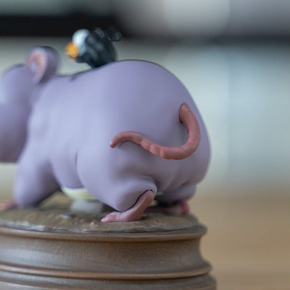 Official Ghibli Bo Mouse and Haedori Figure • Spirited Away Home Decor/Interior Diorama - Kamaji Market